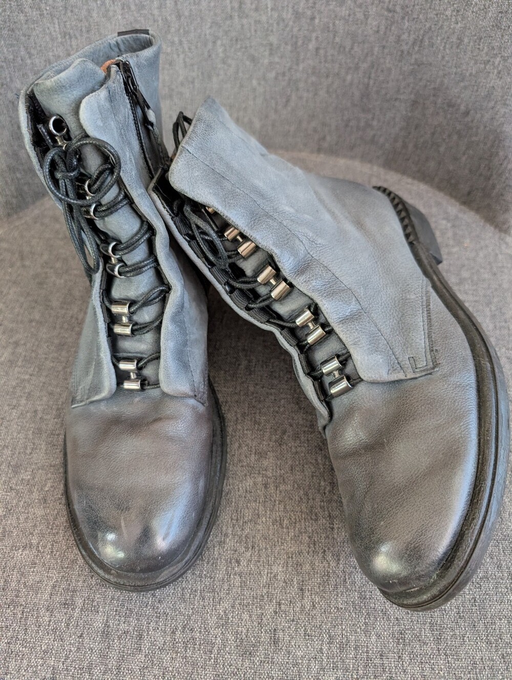 MJUS Lace-Up Combat Boots - Picture 6 of 7